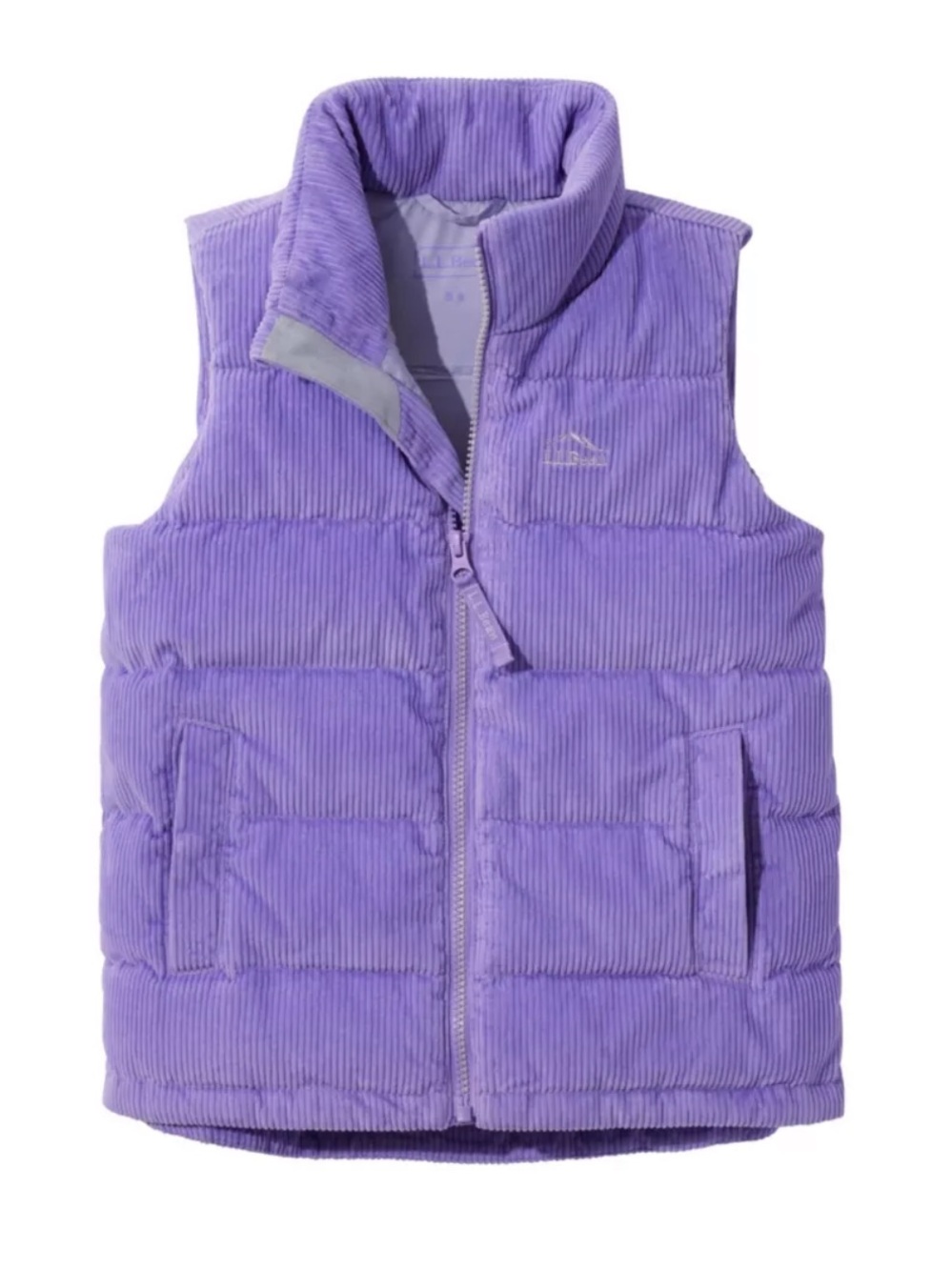 L.L. Bean Youth Bean's Down Corduroy Vest Size 14-16 Outdoor Fall Layering